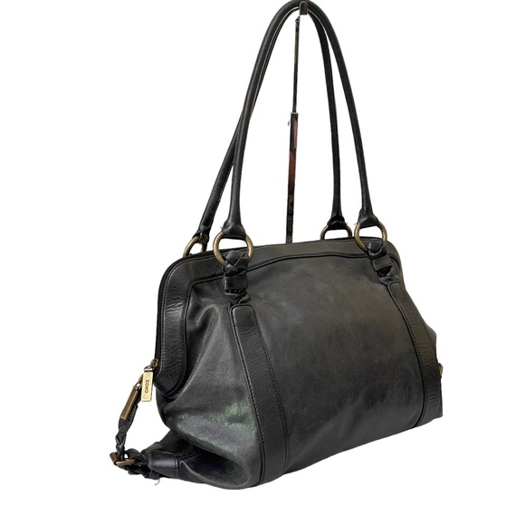 HOBO Handbags - Hobo International Black Leather Tote Shoulder Bag Purse